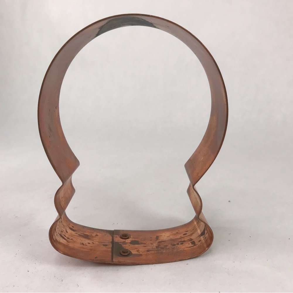 Kitchen Collectibles Snow Glove Copper Cookie Cutter Large Vintage USA